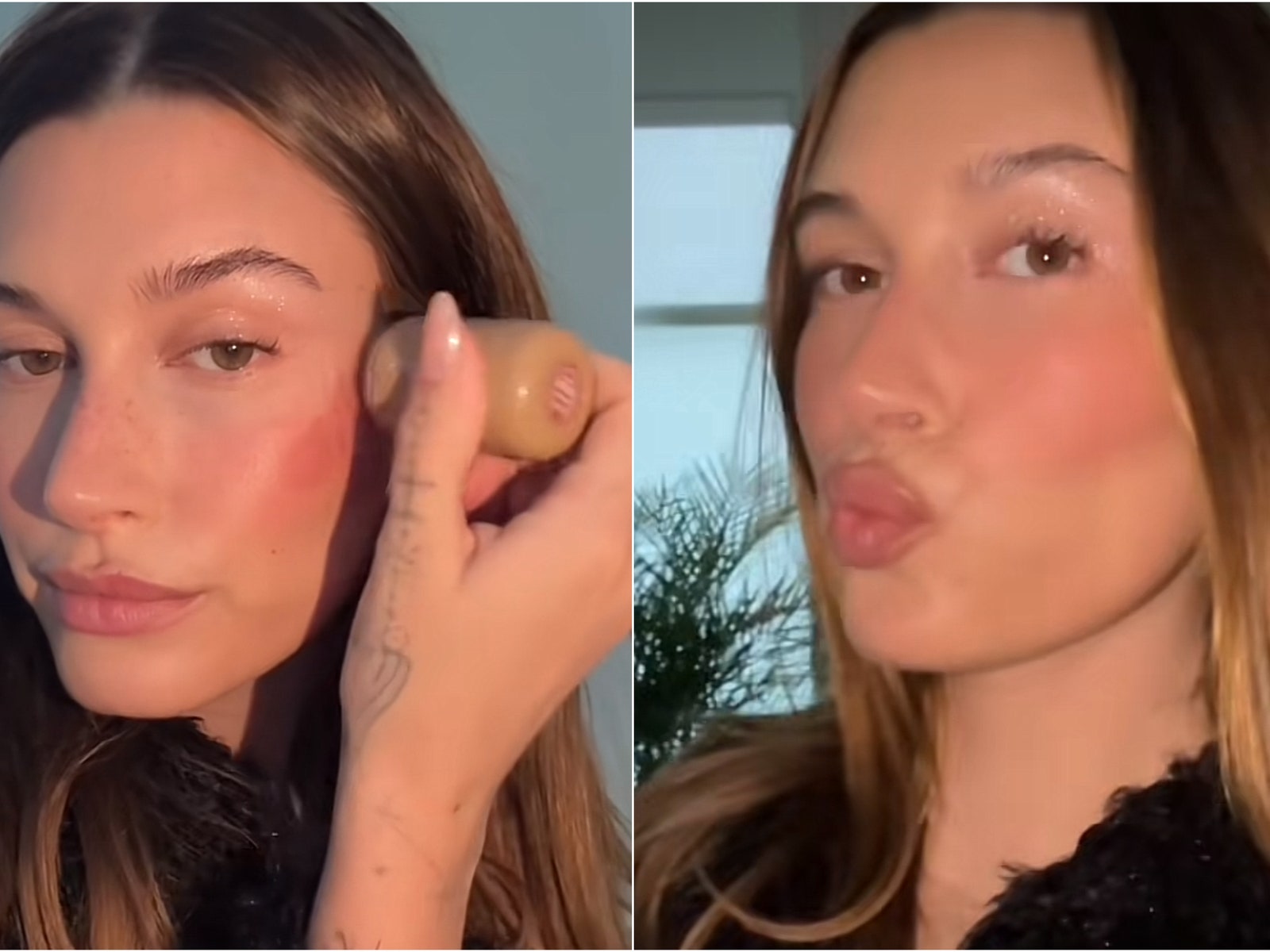 Hailey Bieber's Easy Winter Makeup Routine Only Involves 4 Products