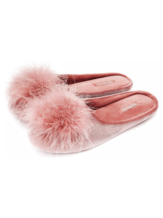 Bctex Coll Cozy Velvet Memory Foam House Slippers