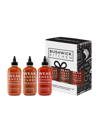 Bushwick Kitchen Weak Knees Sriracha Gift Set