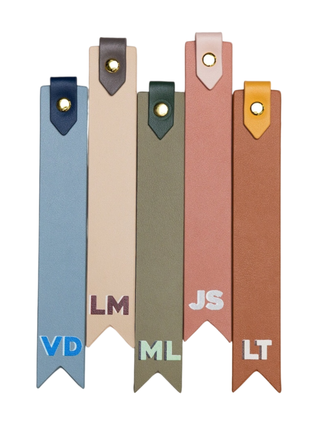 Etsy Personalized Leather Bookmark