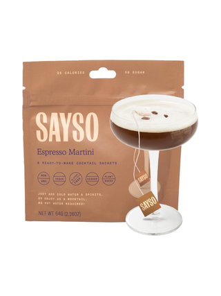 Sayso Espresso Martini Instant Cocktail Tea Bags